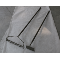 Garden tools set-Include 14T bow rake and forged hoe--Women Garden Tools-CLEARANCE SALE